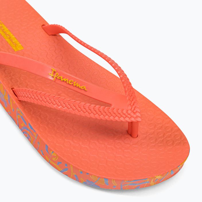 Papuci de plajă Ipanema Bossa Soft V portocaliu pentru femei 82840-AG718 7