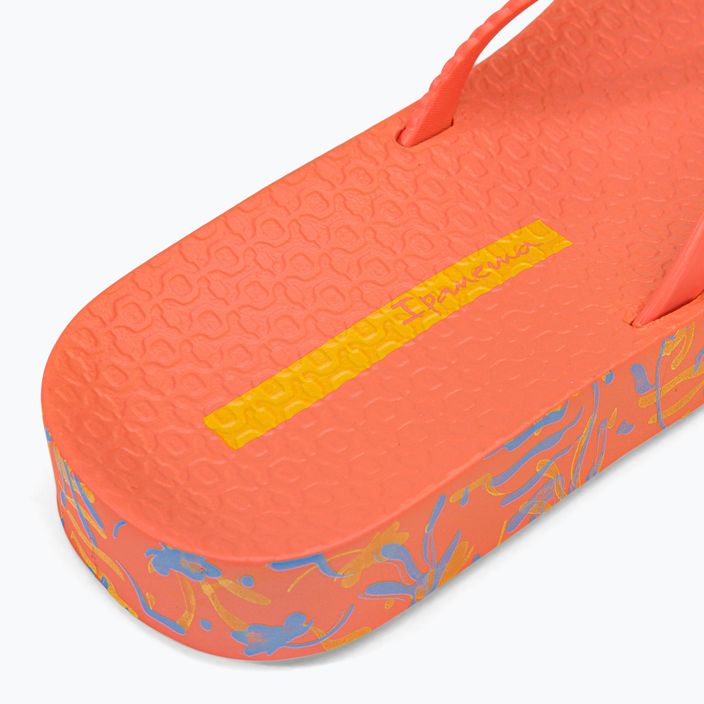 Papuci de plajă Ipanema Bossa Soft V portocaliu pentru femei 82840-AG718 8