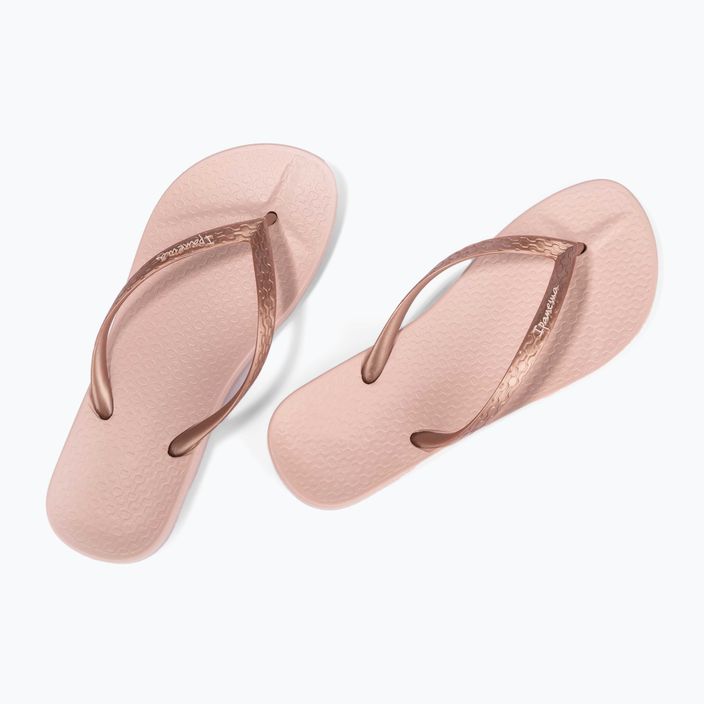 Papuci pentru femei Ipanema Anat Tan pink/metallic pink 2