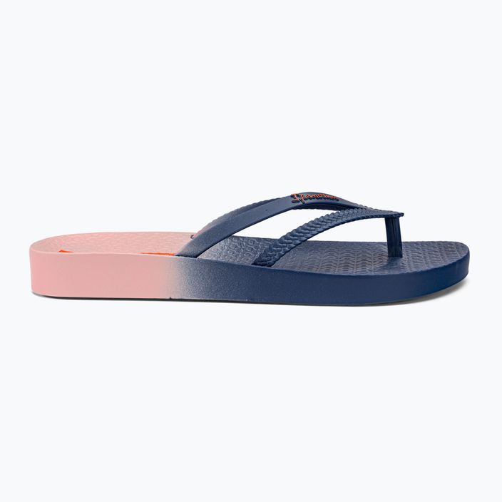 Papuci de plajă Ipanema Bossa Soft C pentru femei, albastru marin și roz 83385-AJ188 2