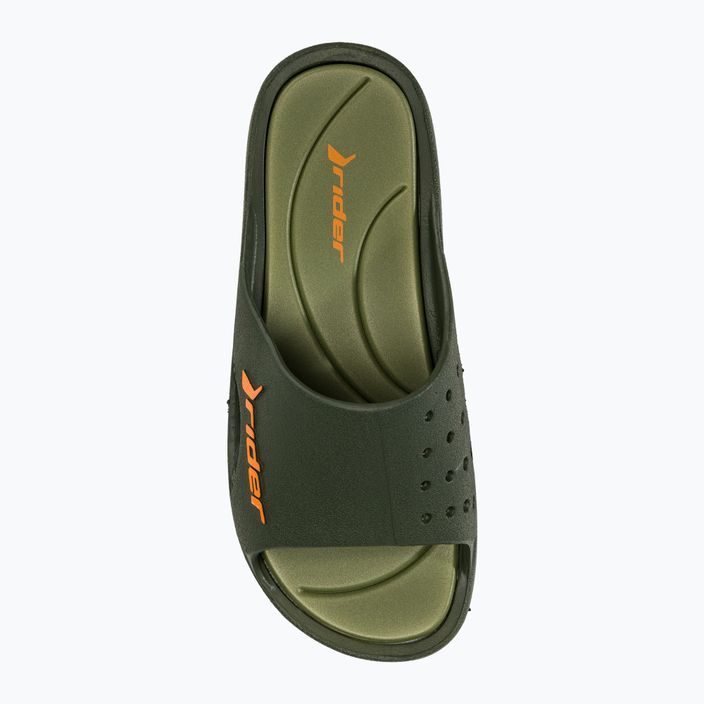 Papuci pentru bărbați RIDER Bay XIII green/orange 5