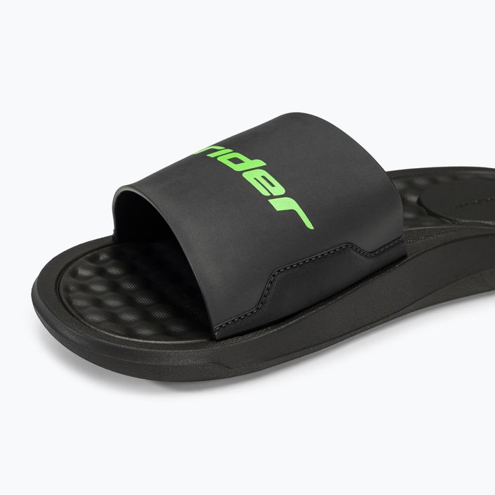 Șlapi pentru bărbați RIDER Step Slide negru/verde 7