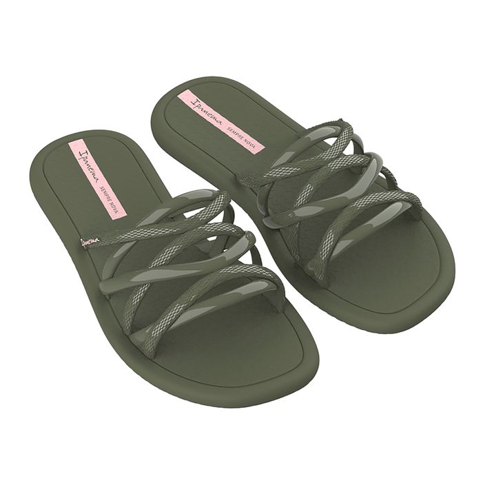 Papuci pentru femei Ipanema Meu Sol green/pink 2