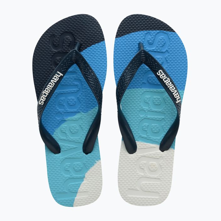 Șlapi Havaianas Top Logomania Colors II atlantic blue 3