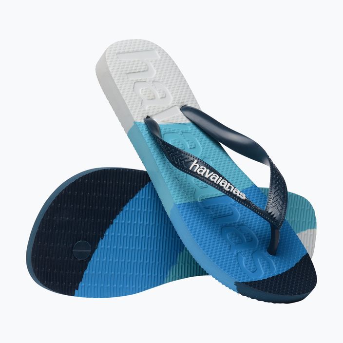 Șlapi Havaianas Top Logomania Colors II atlantic blue 5