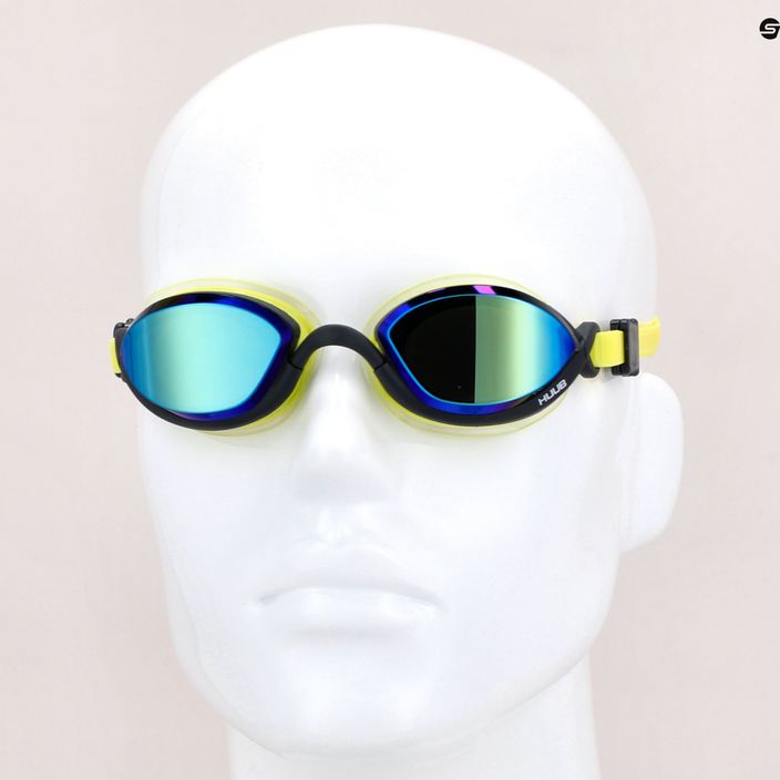 Ochelari de înot HUUB Pinnacle Air Seal negru și galben A2-PINN 8