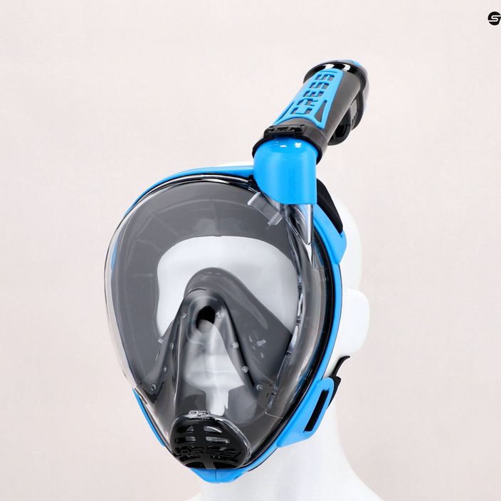 Mască de snorkel Cressi Duke Dry Full Face negru/albastru XDT005020 7