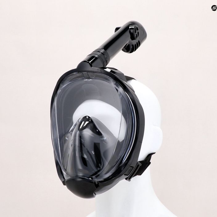 Set de snorkeling AQUASTIC Mască Fullface + Aripioare negru SMFA-01SC 23