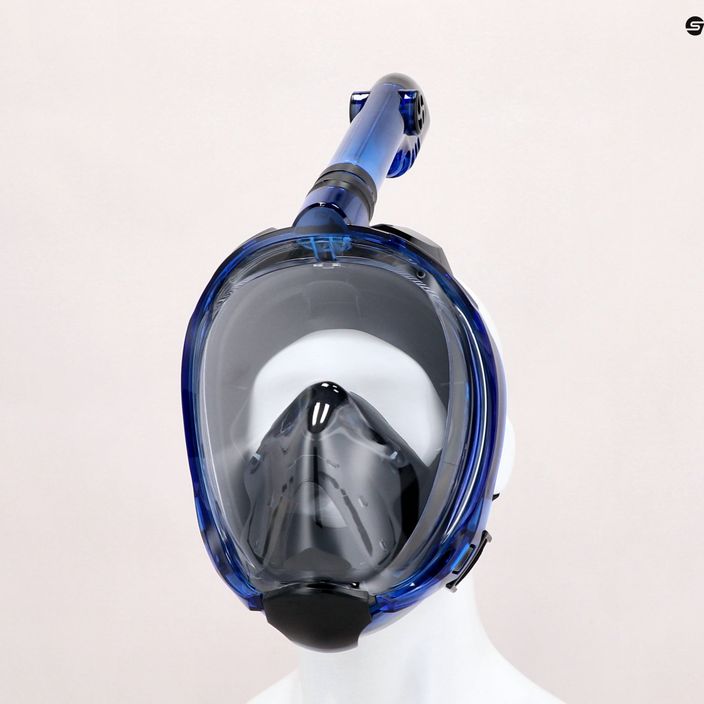 Set de snorkeling AQUASTIC Mască Fullface + Aripioare albastru SMFA-01SN 18