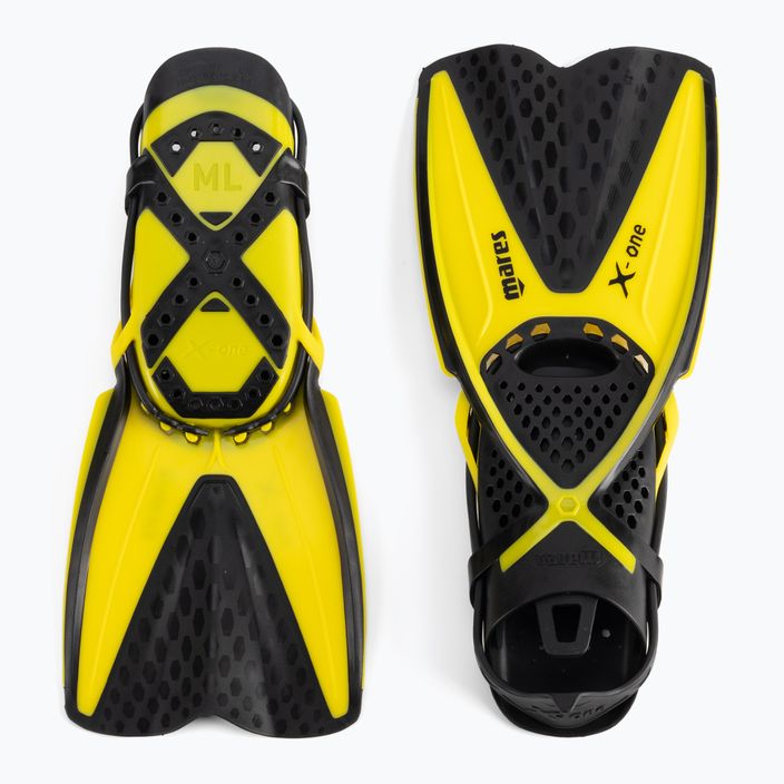 Aripioare de scufundări Mares X-One negru-galbene 410337 2