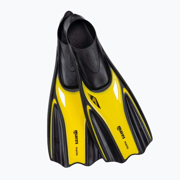 Labe de snorkeling pentru copii Mares Manta Junior yellow reflex 2