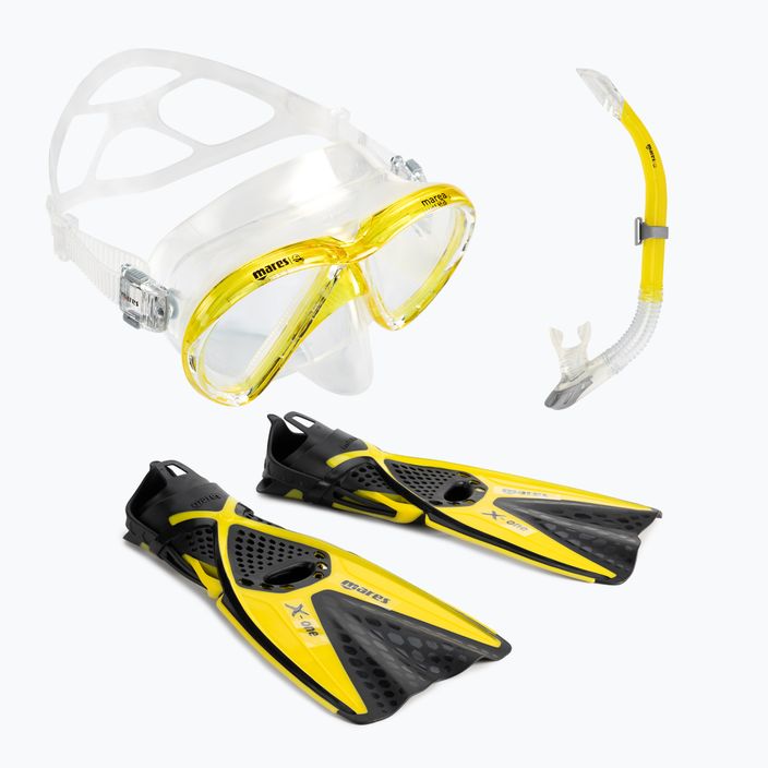 Set de scufundări Mares X-One Marea mască + tub + aripioare