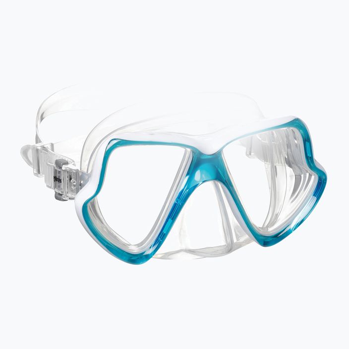 Set de snorkeling  Mares Wahoo aqua/white/clear 2