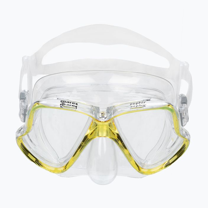 Set de scufundări Mares Zephir mască + tub galben-incolor 411769 3