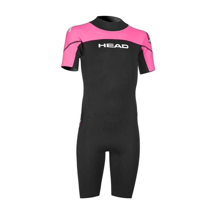 Costum de neopren pentru copii HEAD Sea Ranger 1.5 negru/roz 2