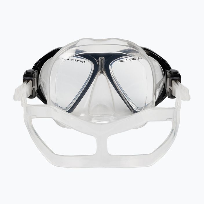 Set de scufundări Mares ABC Quest Travel mască + tub + aripioare negru-albastru 410797 10