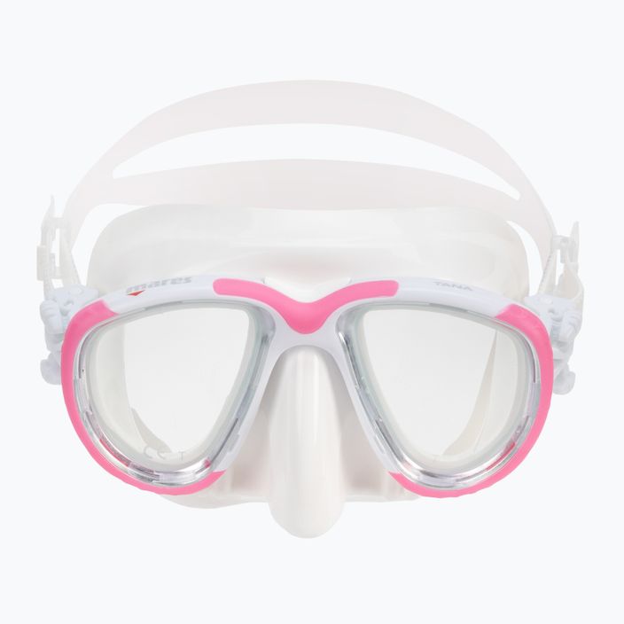 Mască de scufundări Mares Tana niebieska alb-roză 411055 2