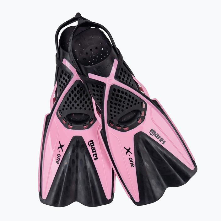 Labe de snorkeling pentru copii Mares X-One Junior pink 2