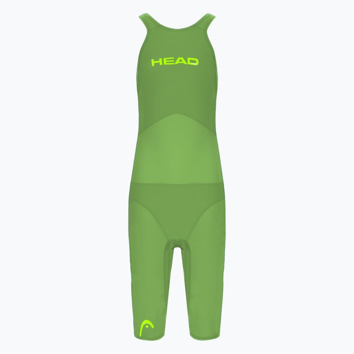 Costum de baie HEAD Liquidfire Knee Wiz Open Back OL verde 452483