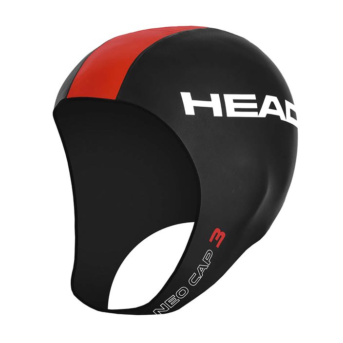 Șapcă de înot HEAD Neo 3 negru/roșu 2