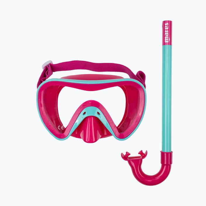 Set de scufundări pentru copii Mares Turtle roz-albastru 411778 8