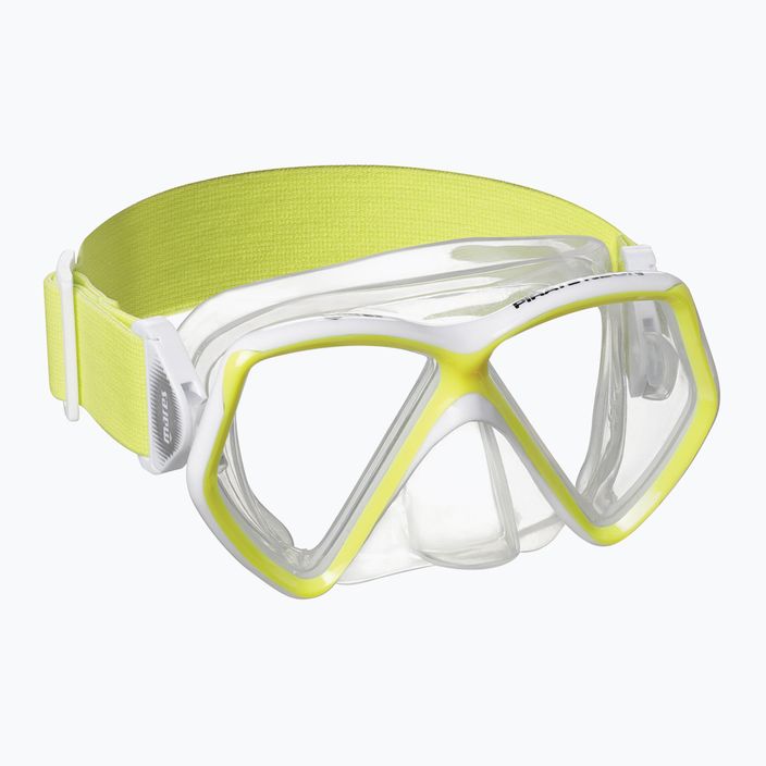 Set de snorkeling pentru copii Mares Combo Pirate Neon yellow/white/clear 411788SF 2