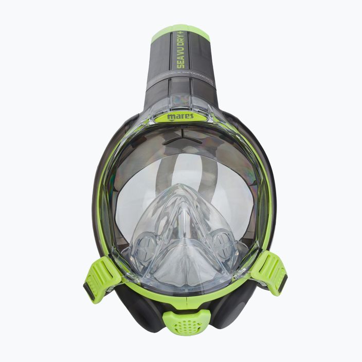 Mască de scufundări Mares Sea VU Dry + negru-verde 411260 2