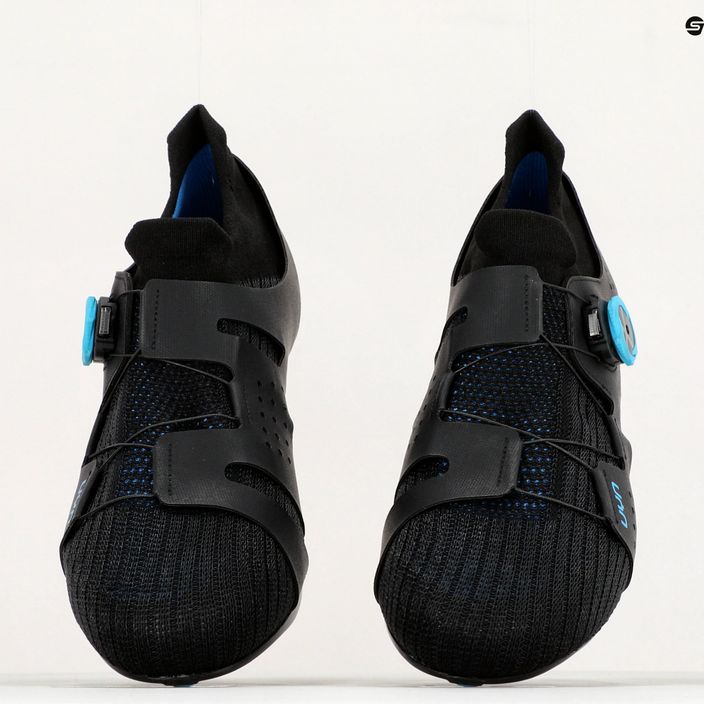 Pantofi de șosea pentru bărbați UYN Naked Carbon black/blue 10