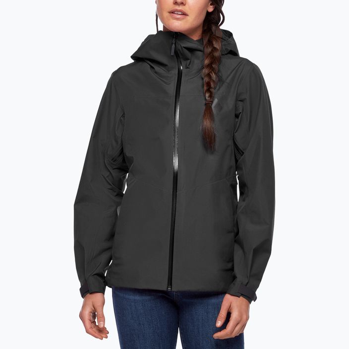 Jachetă de ploaie Black Diamond Liquid Point negru pentru femei APMA8A015XLG1 6