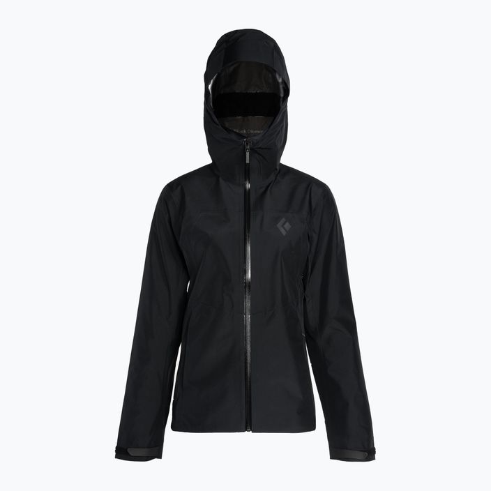 Jachetă de ploaie Black Diamond Liquid Point negru pentru femei APMA8A015XLG1