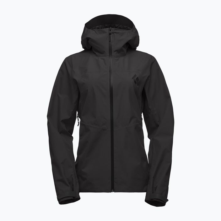 Jachetă de ploaie Black Diamond Liquid Point negru pentru femei APMA8A015XLG1 5
