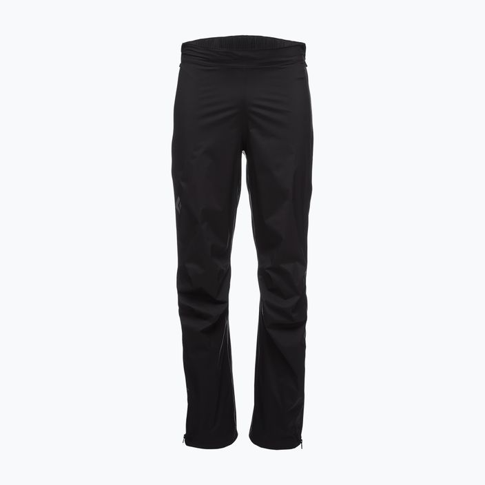 Pantaloni de ploaie cu membrană pentru bărbați Black Diamond Stormline Str Fl Zp Rn negru APZ9LC015SML1 4