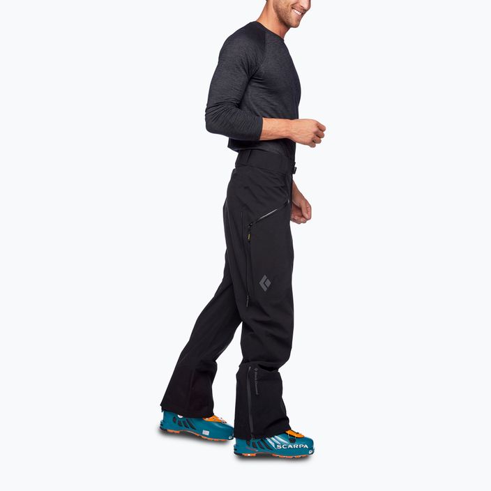 Pantaloni de schi pentru bărbați Black Diamond Recon Stretch negru APZC0G015LRG1 3