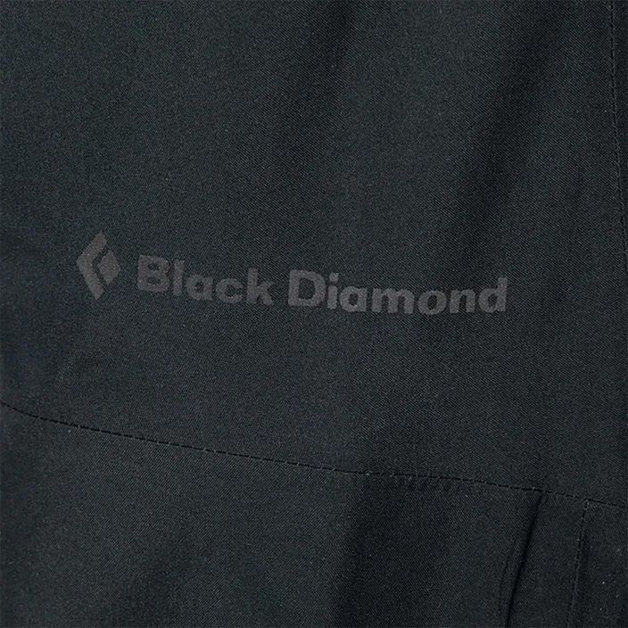 Pantaloni de ploaie cu membrană Black Diamond Liquid Point pentru bărbați, negru AP7410000002SML1 4