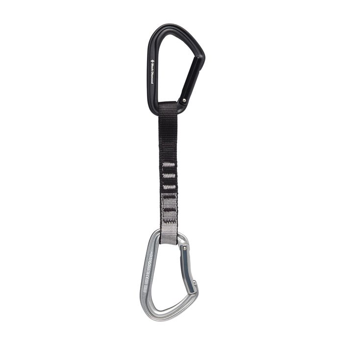 Black Diamond Hotforge Quickdraw de alpinism 16cm, gri deschis 2