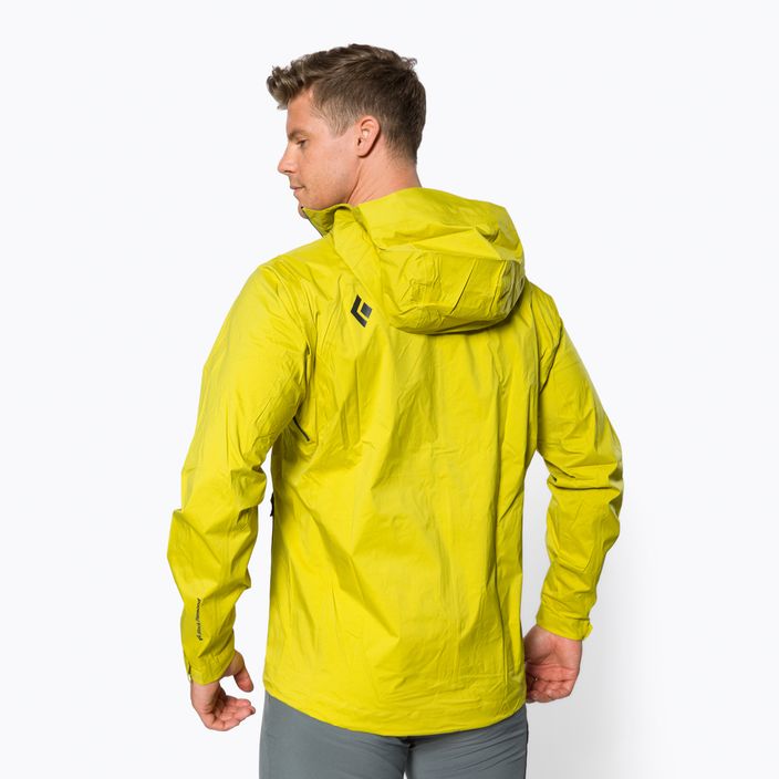 Black Diamond Stormline Stretch jachetă de ploaie cu membrană galbenă pentru bărbați APCDT07006SML1 3