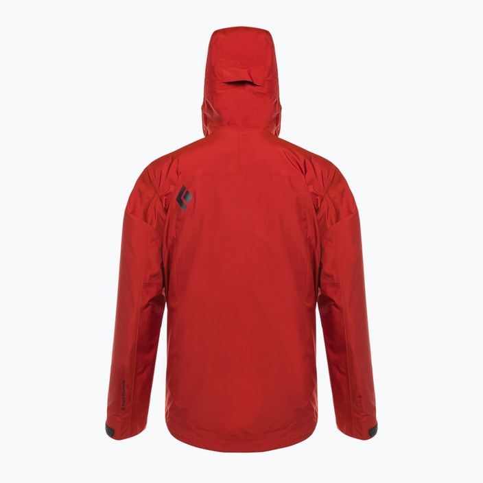 Black Diamond Liquid Point jachetă hardshell pentru bărbați roșu APK8496019LRG1 6