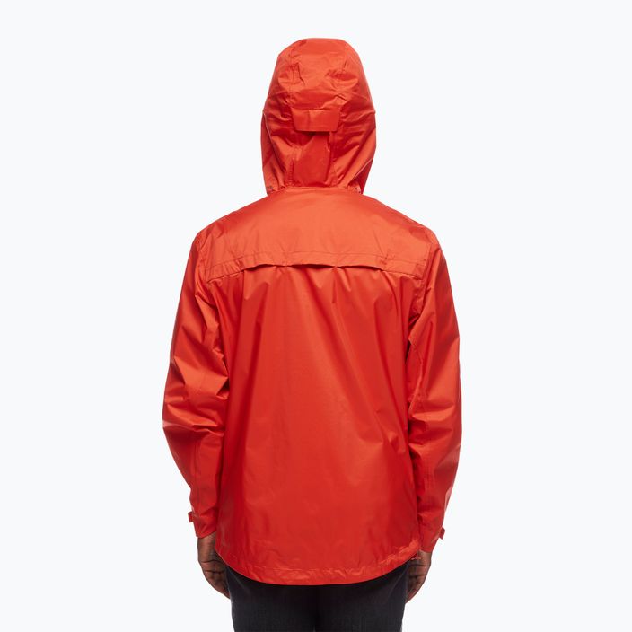 Jachetă de ploaie cu membrană pentru bărbați Black Diamond Treeline roșu AP7450088001SML1 2