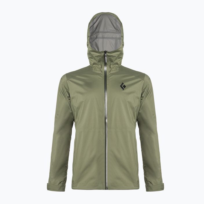 Jachetă de ploaie pentru bărbați Black Diamond Stormline Stretch verde APCDT03010MED1 4