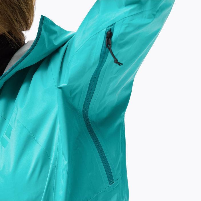 Jachetă de ploaie cu membrană elastică Black Diamond Stormline pentru femei, albastru APM6974050XSM1 4