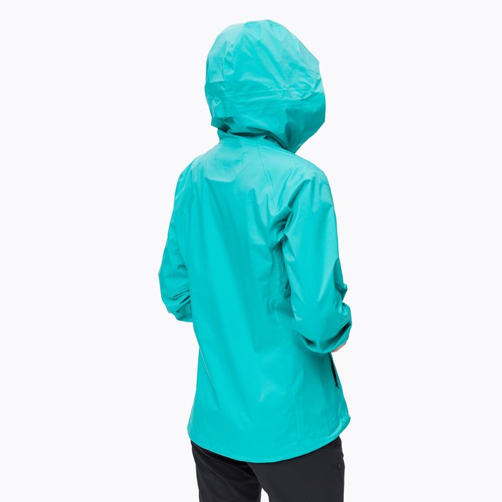Jachetă de ploaie cu membrană elastică Black Diamond Stormline pentru femei, albastru APM6974050XSM1 6