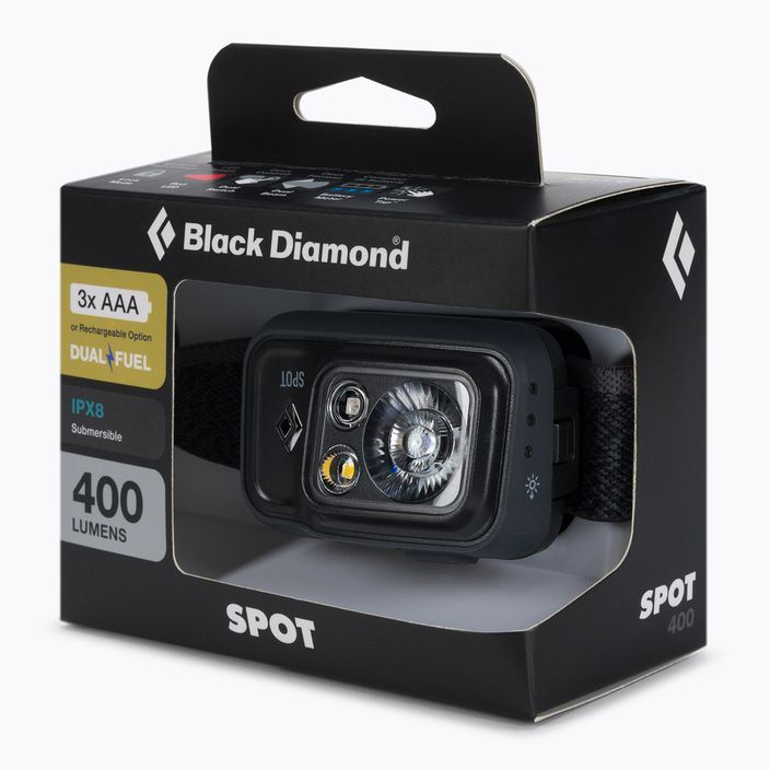 Black Diamond Spot 400 lanternă frontală gri BD6206720004ALL1