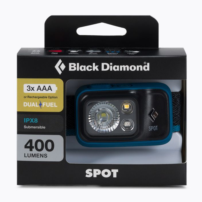 Black Diamond Spot 400 lanternă cu cap albastru BD6206724004ALL1 2