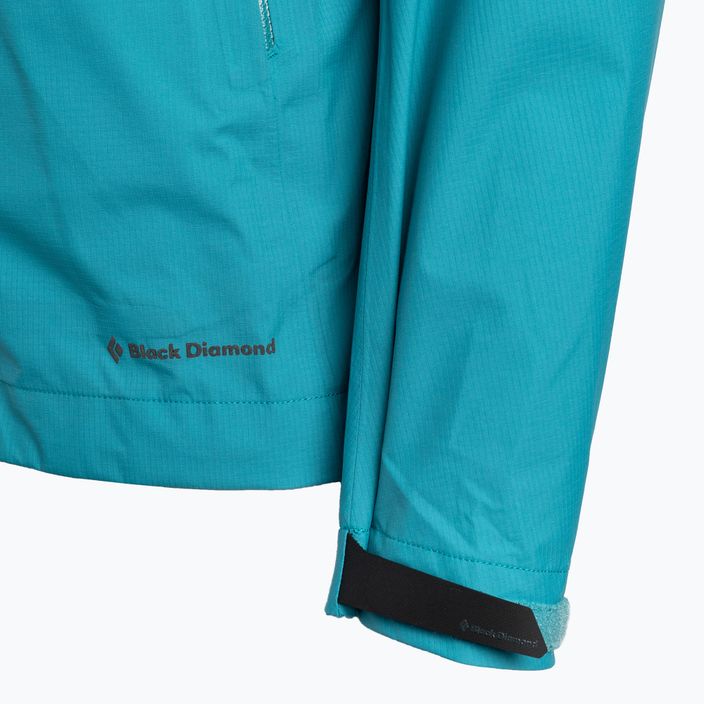 Jachetă de ploaie Black Diamond Highline Stretch pentru femei, albastru AP7450014055LRG1 8