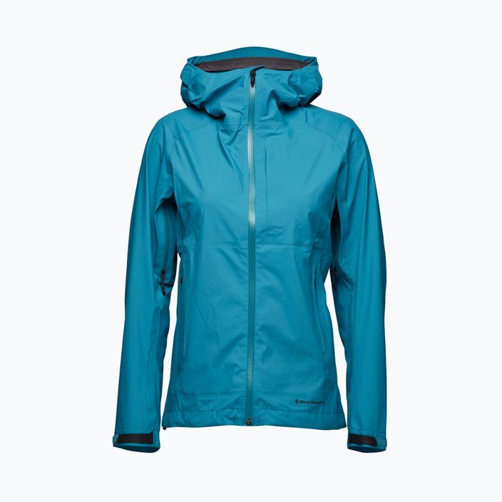 Jachetă de ploaie Black Diamond Highline Stretch pentru femei, albastru AP7450014055LRG1 5