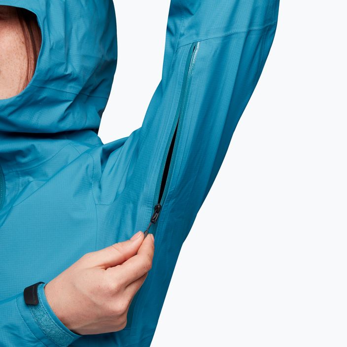 Jachetă de ploaie Black Diamond Highline Stretch pentru femei, albastru AP7450014055LRG1 3