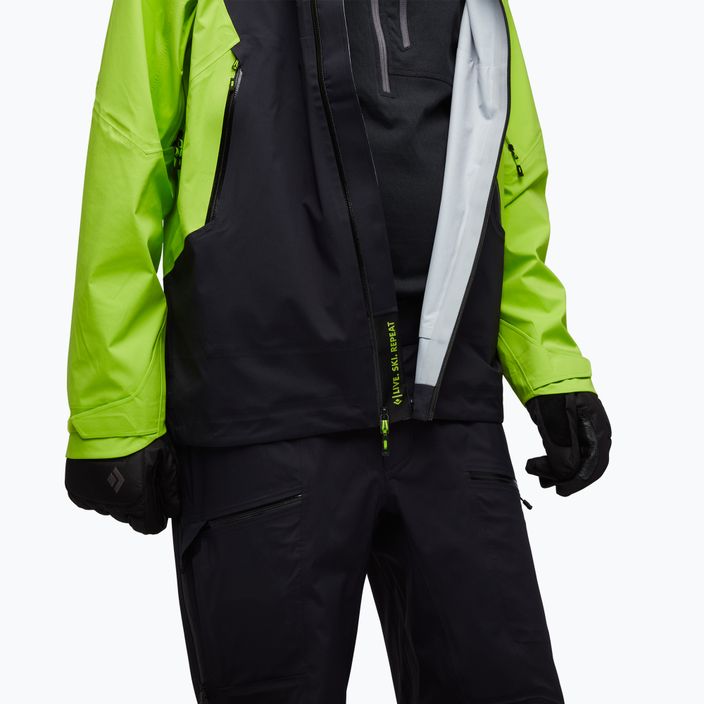 Geacă de schi pentru bărbați Black Diamond Recon Recon Lt Stretch verde/negru AP7450199397LRG1 5