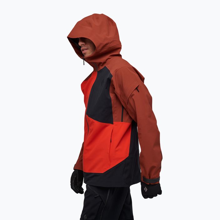 Jacheta de schi Black Diamond Recon Stretch pentru bărbați roșu-maro APK6HI9407LRG1 3