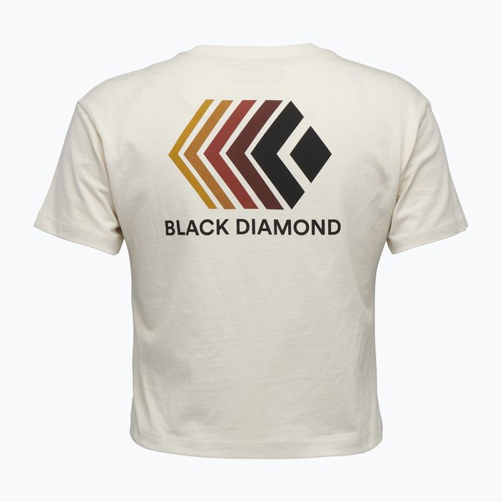 Tricou pentru femei Black Diamond Faded Crop laurel off white 5