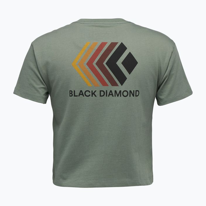 Tricou pentru femei Black Diamond Faded Crop laurel green 5